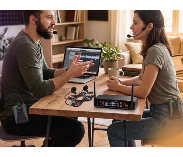 MusicMate Bezprzewodowy zestaw mikrofonowy MM-550 VocalSound - 1588505 - zdjęcie 16